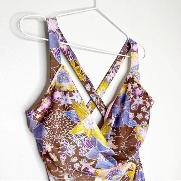 Alana Gunn Willandra Floral One Piece Swimsuit M - Picture 2 of 9